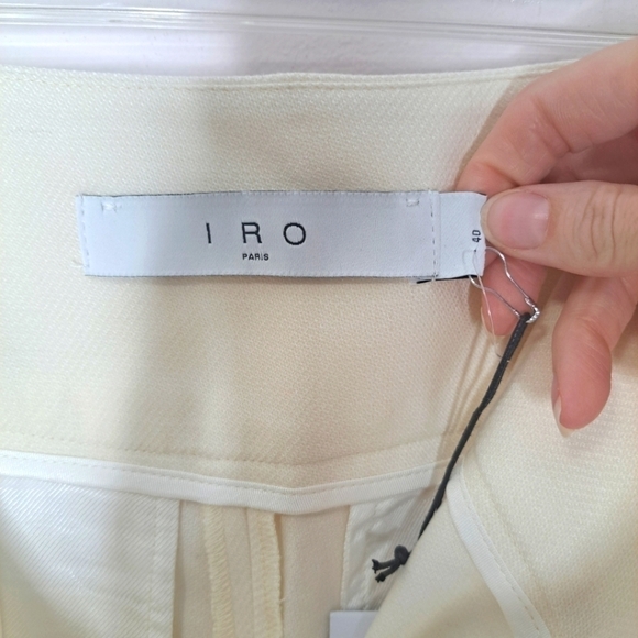 IRO Nahima pant ecru 8 NWT - Picture 7 of 9